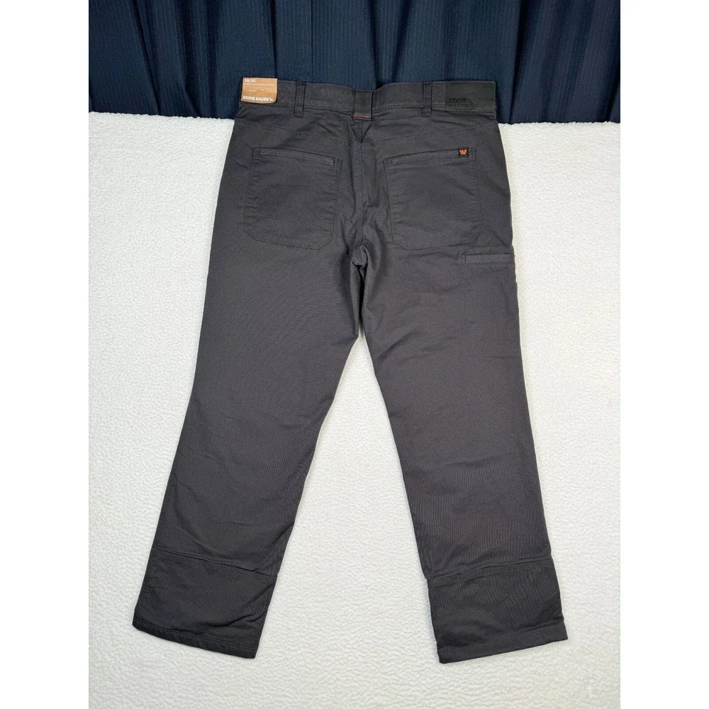 Eddie Bauer Work Pants 38 Fits 39x30.5 Snowcat Fleece Lined Canvas Classic - NEW